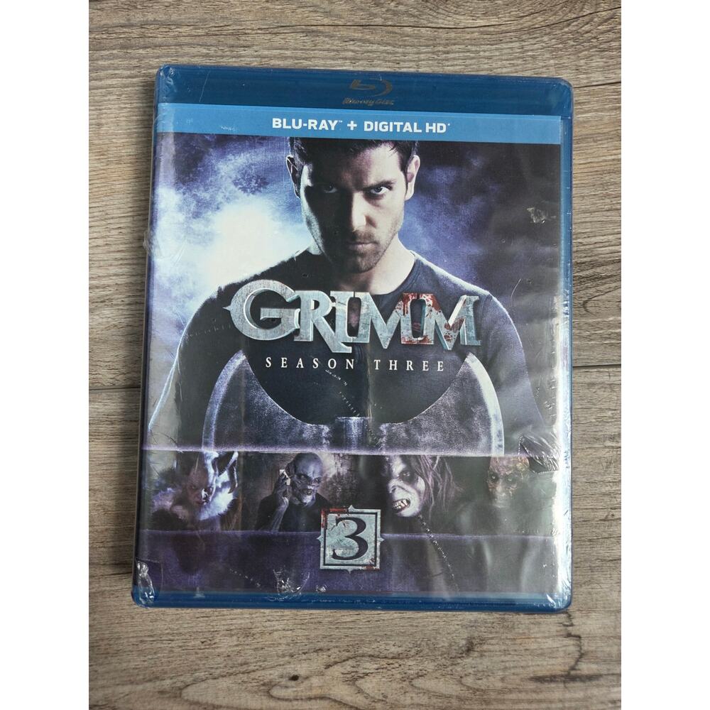 Grimm: Season Three Blu-ray + Digital HD (Brand New & Sealed)‎